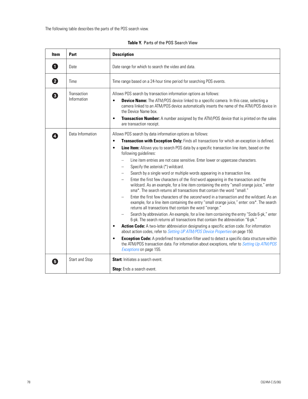 Pelco C624M-C (5/06) manual Device Name box, Following guidelines, Specify the asterisk * wildcard, Exceptions on 