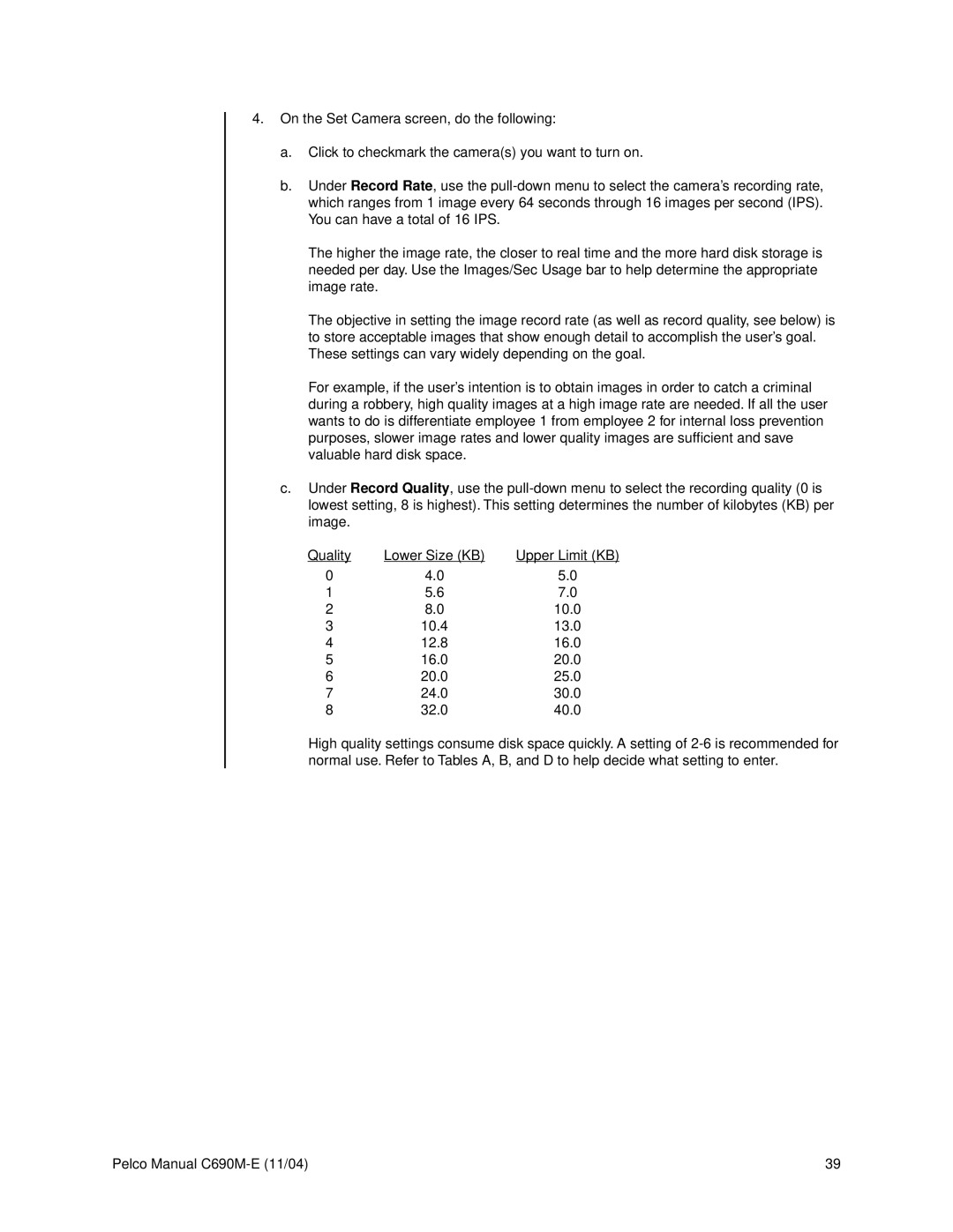 Pelco C690M-E operation manual 10.0 