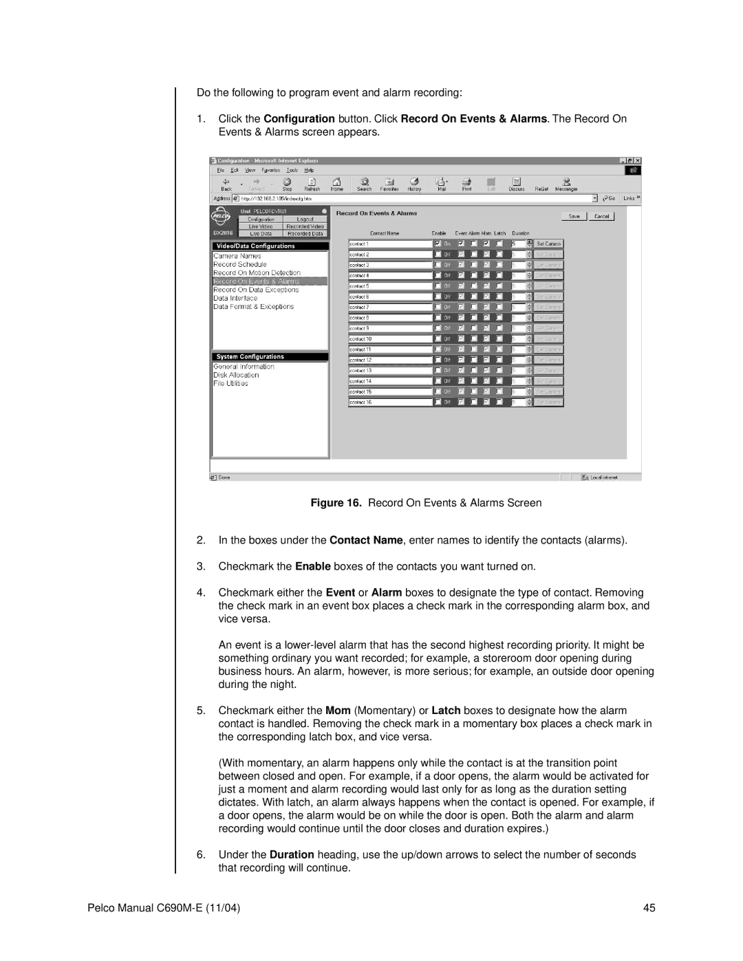 Pelco C690M-E operation manual 