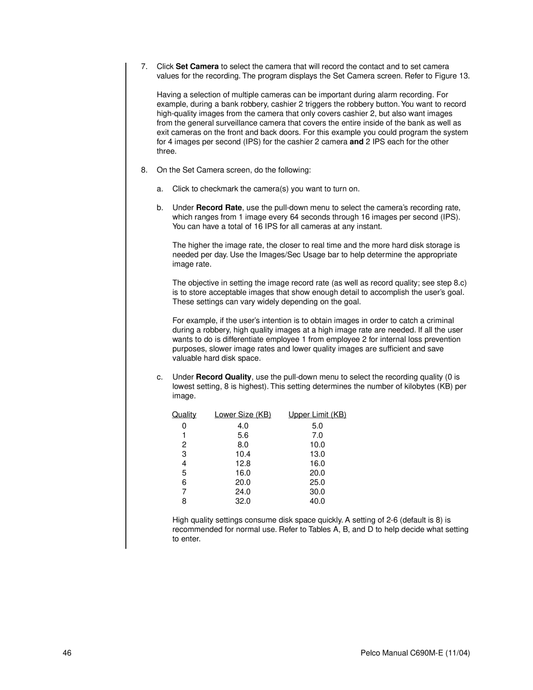 Pelco C690M-E operation manual 10.0 