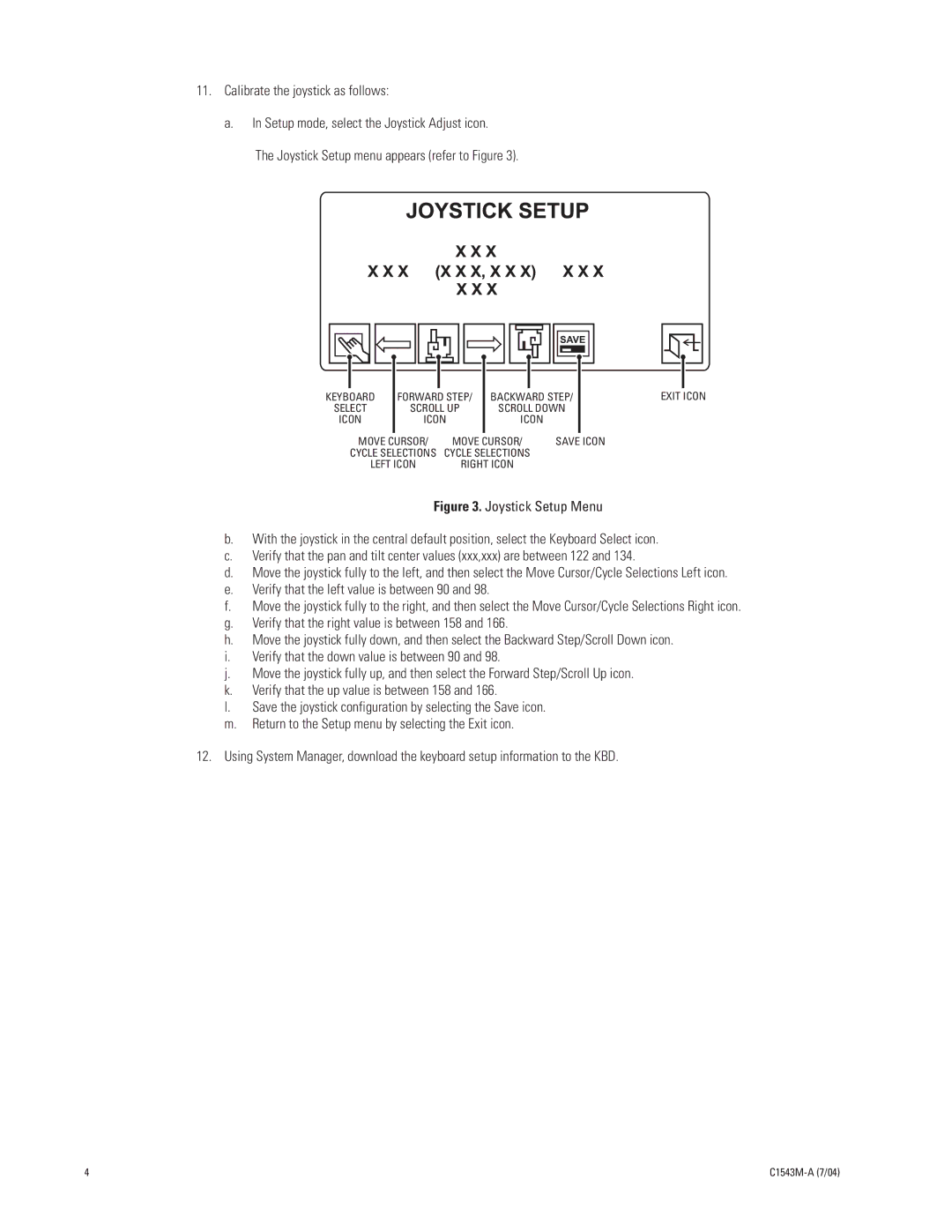 Pelco CM9760-KBD-E80 installation manual Save Icon 