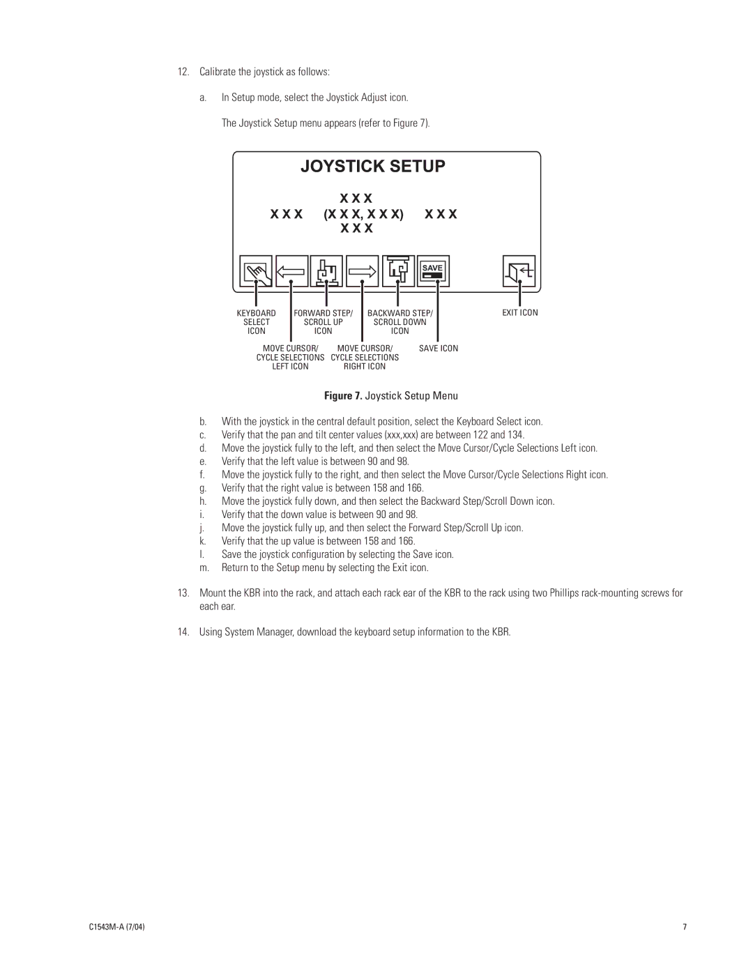 Pelco CM9760-KBD-E80 installation manual Scroll UP Scroll Down 