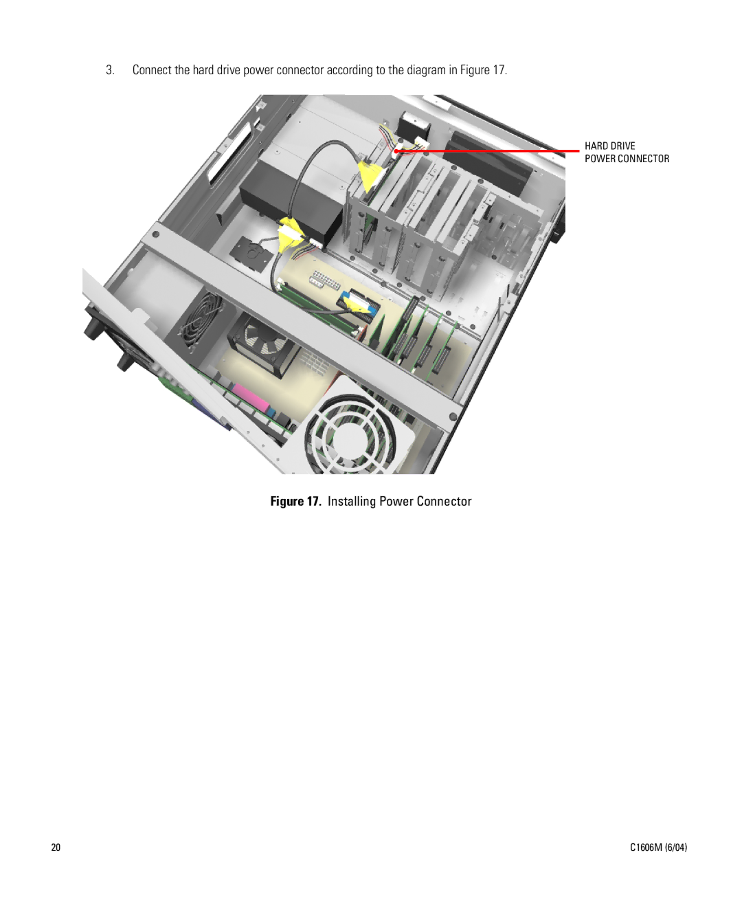 Pelco Dx8000 manual Installing Power Connector 