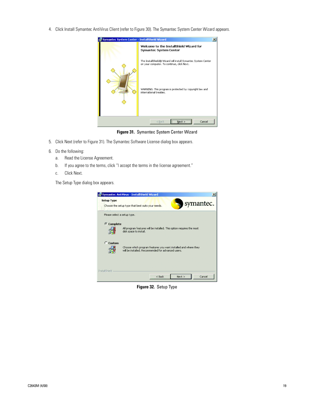 Pelco dx8100 installation instructions Setup Type 