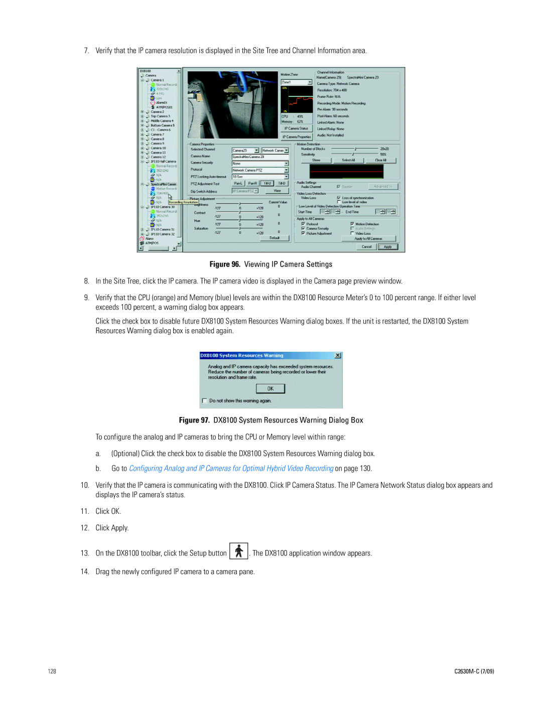 Pelco dx8100 manual 128 C2630M-C 7/09 