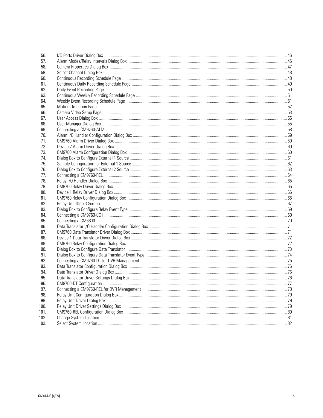 Pelco DX9100 installation manual 