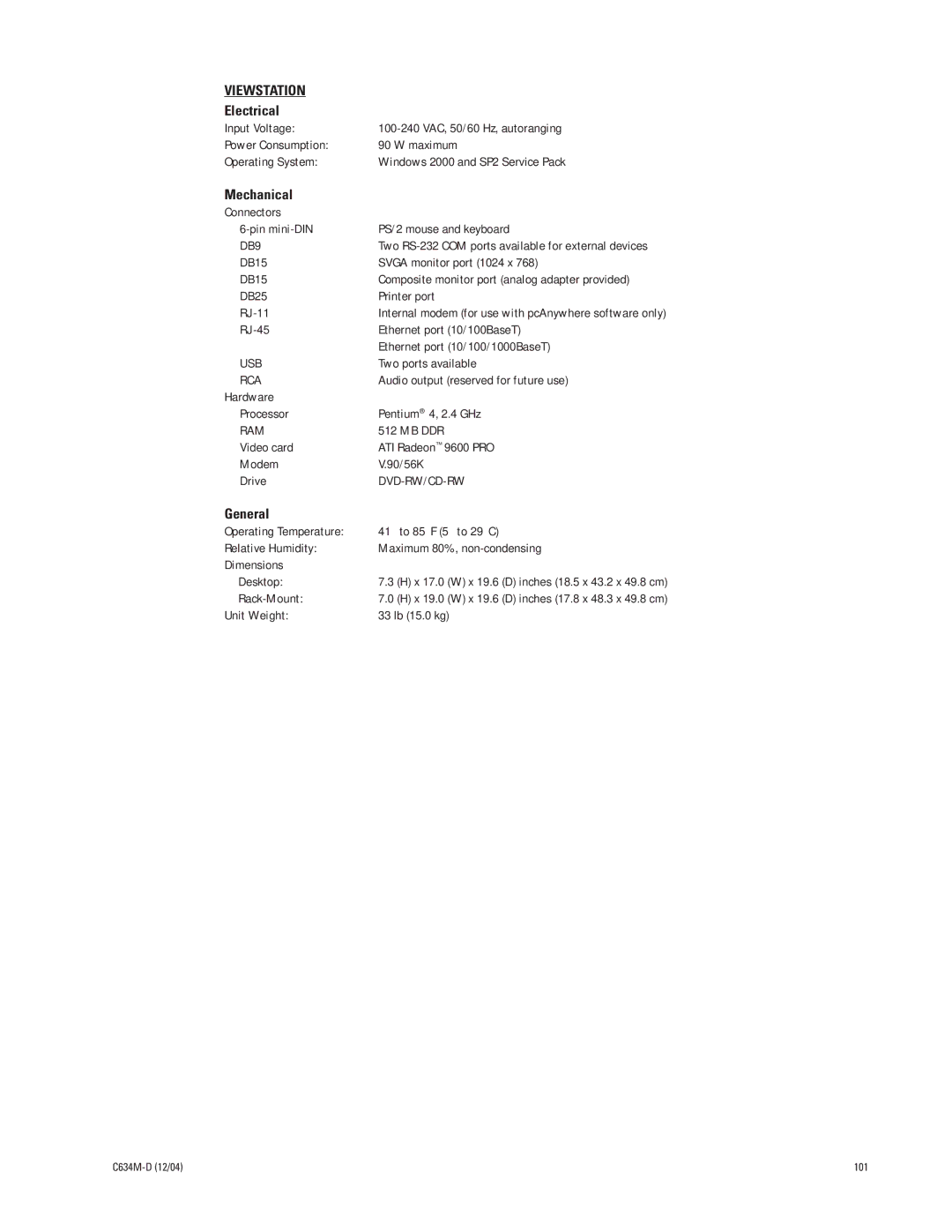 Pelco DX9100 installation manual Viewstation 