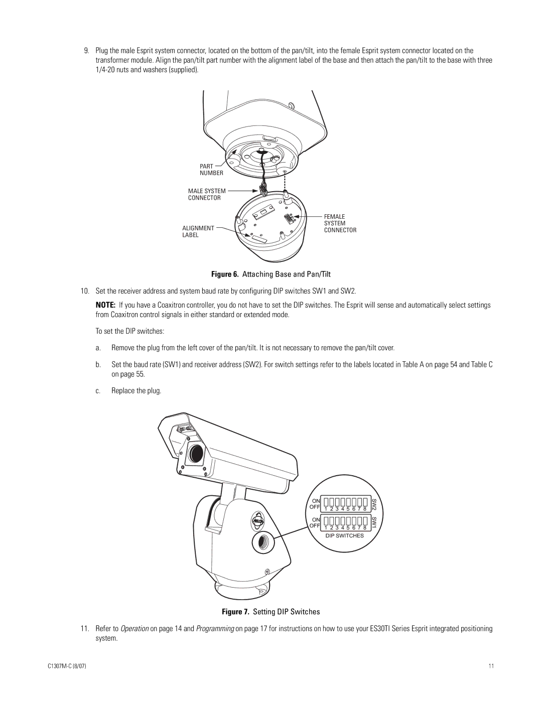 Pelco ES30TI manual C1307M-C 8/07 