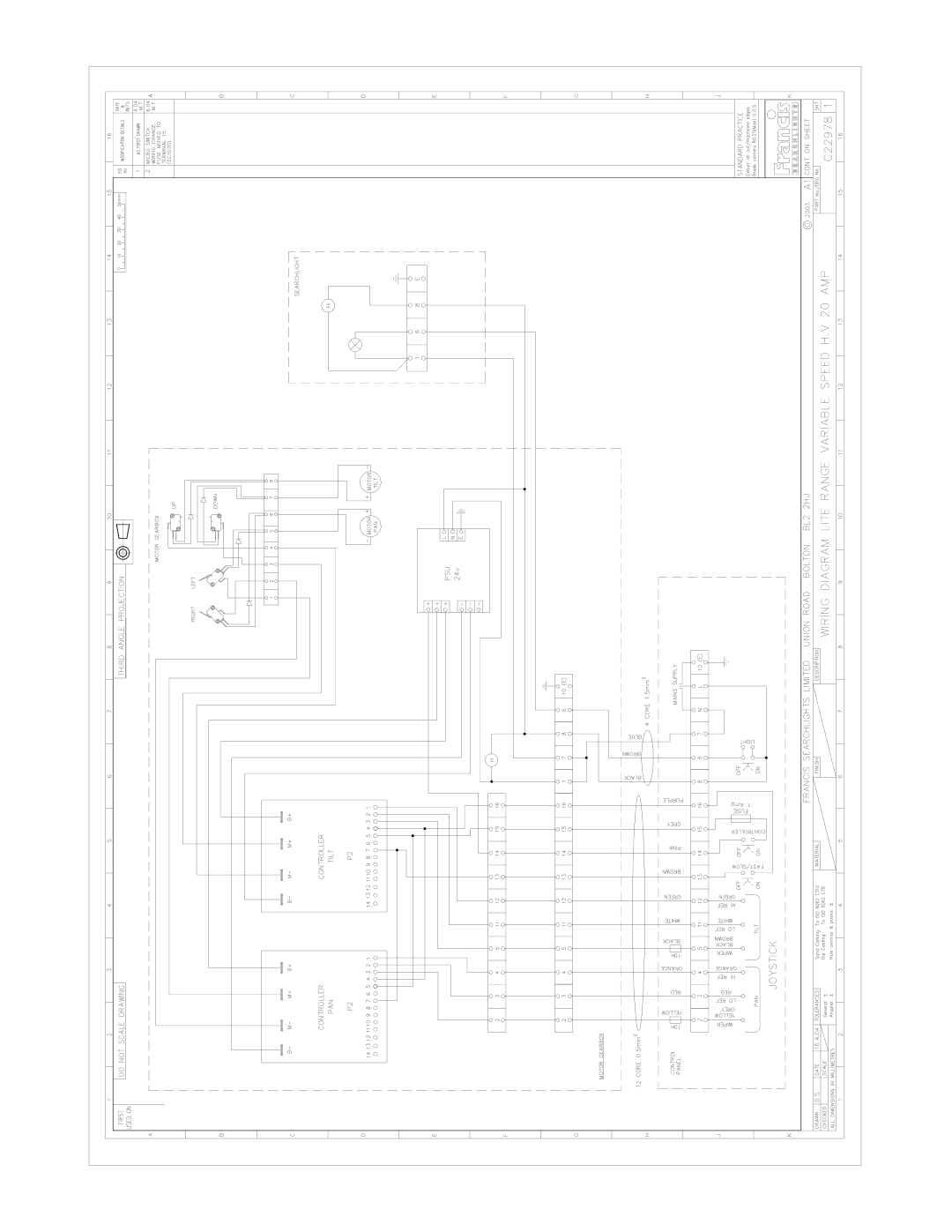 Pelco L560 installation manual 