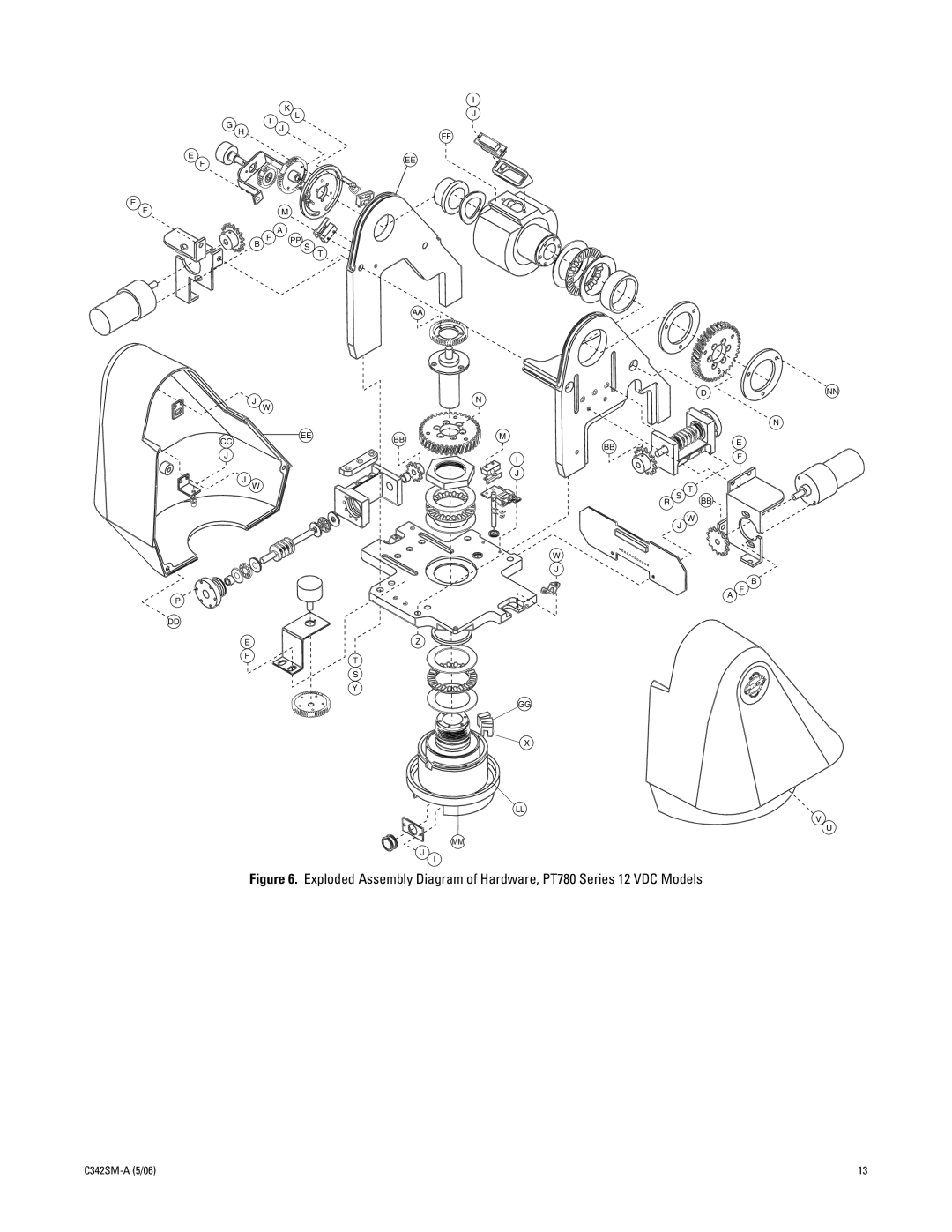 Pelco PT7800 manual C342SM-A 5/0613 