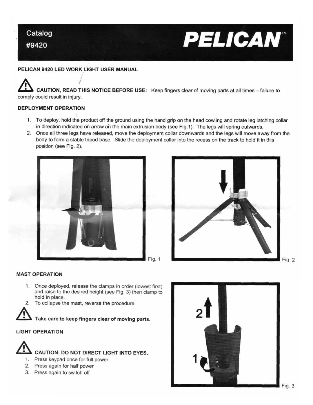 Pelican 9420 manual 