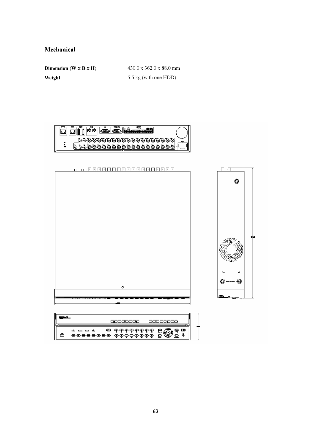 Pelican MD3200M manual Mechanical 