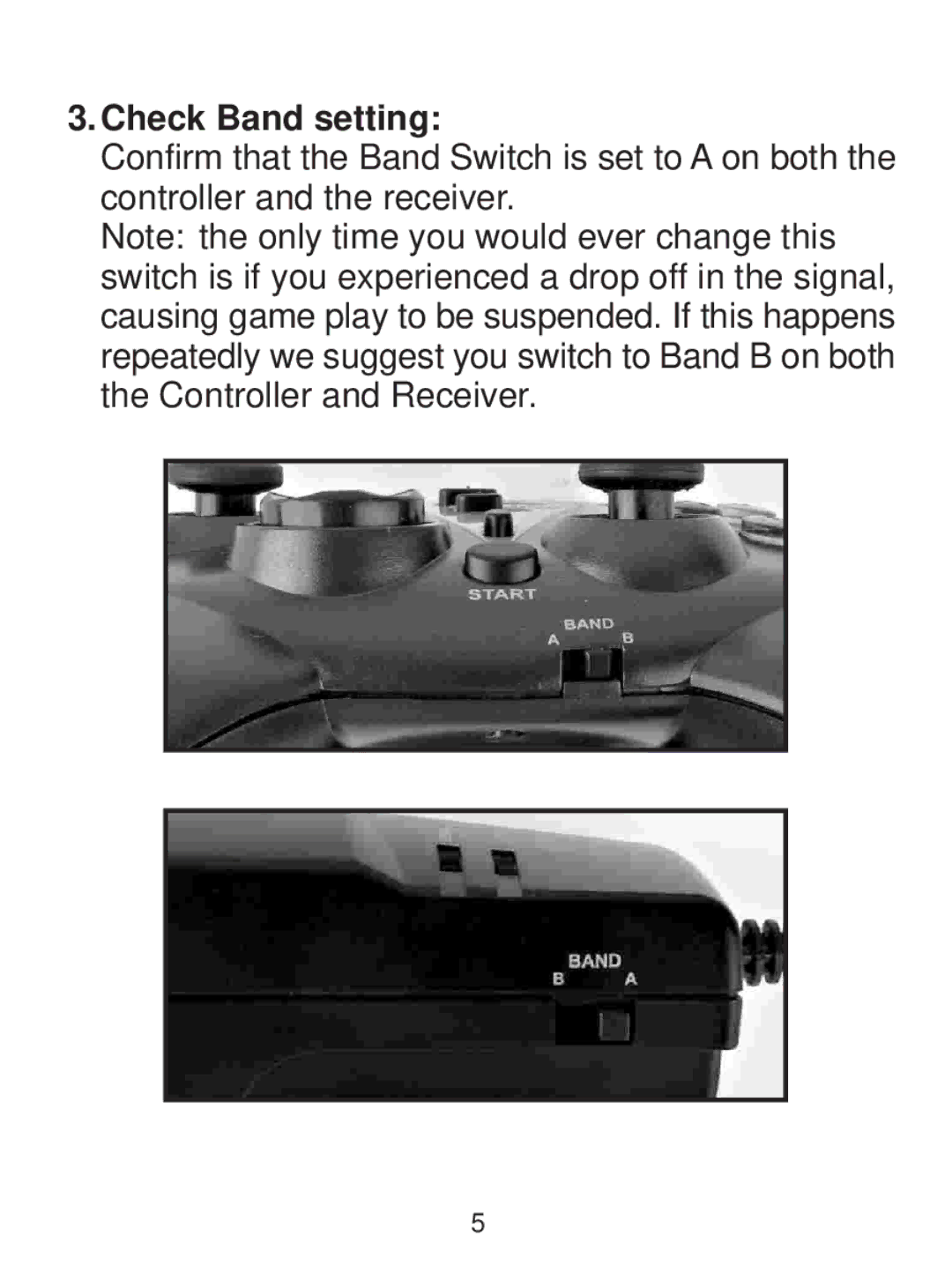 Pelican PL-2006 manual Check Band setting 