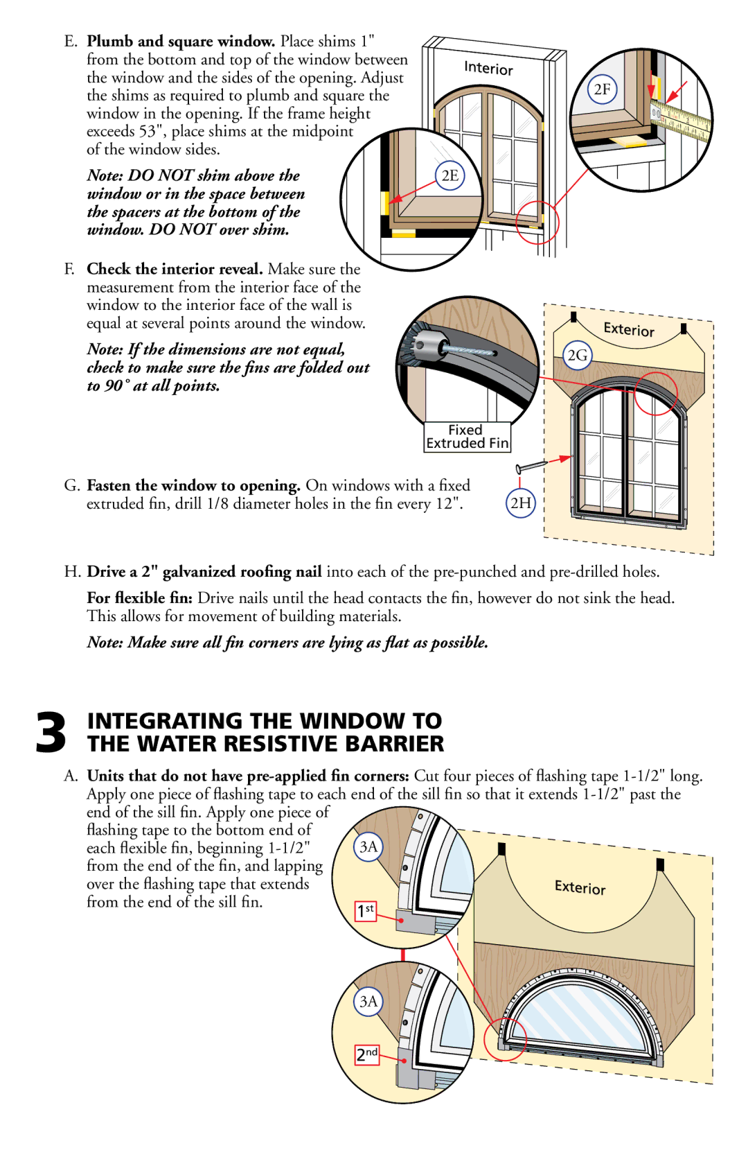 Pella 801U0102 EXCEEDSE Place Shims Atlthecmidpoint, Window sides, This allows for movement of building materials 