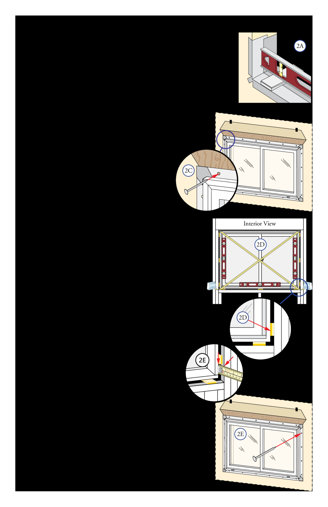 Pella 802Q0101 Setting And Fastening The Window, Two Or More People Will Be Required For The Following Steps 