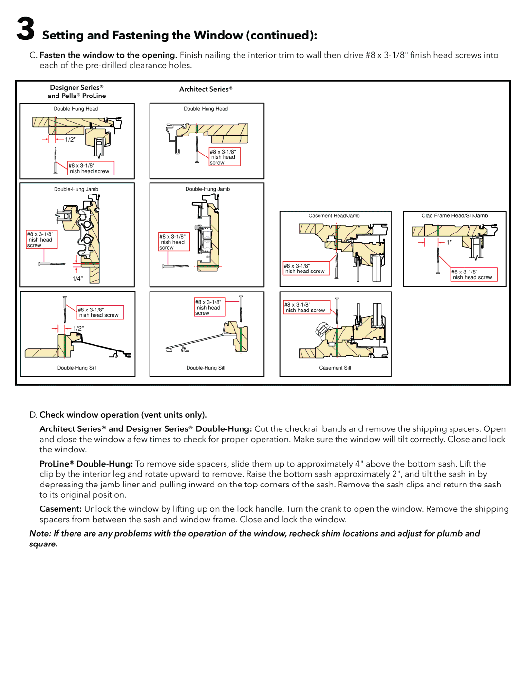 Pella 807X0101 warranty Architect Series Pella ProLine 