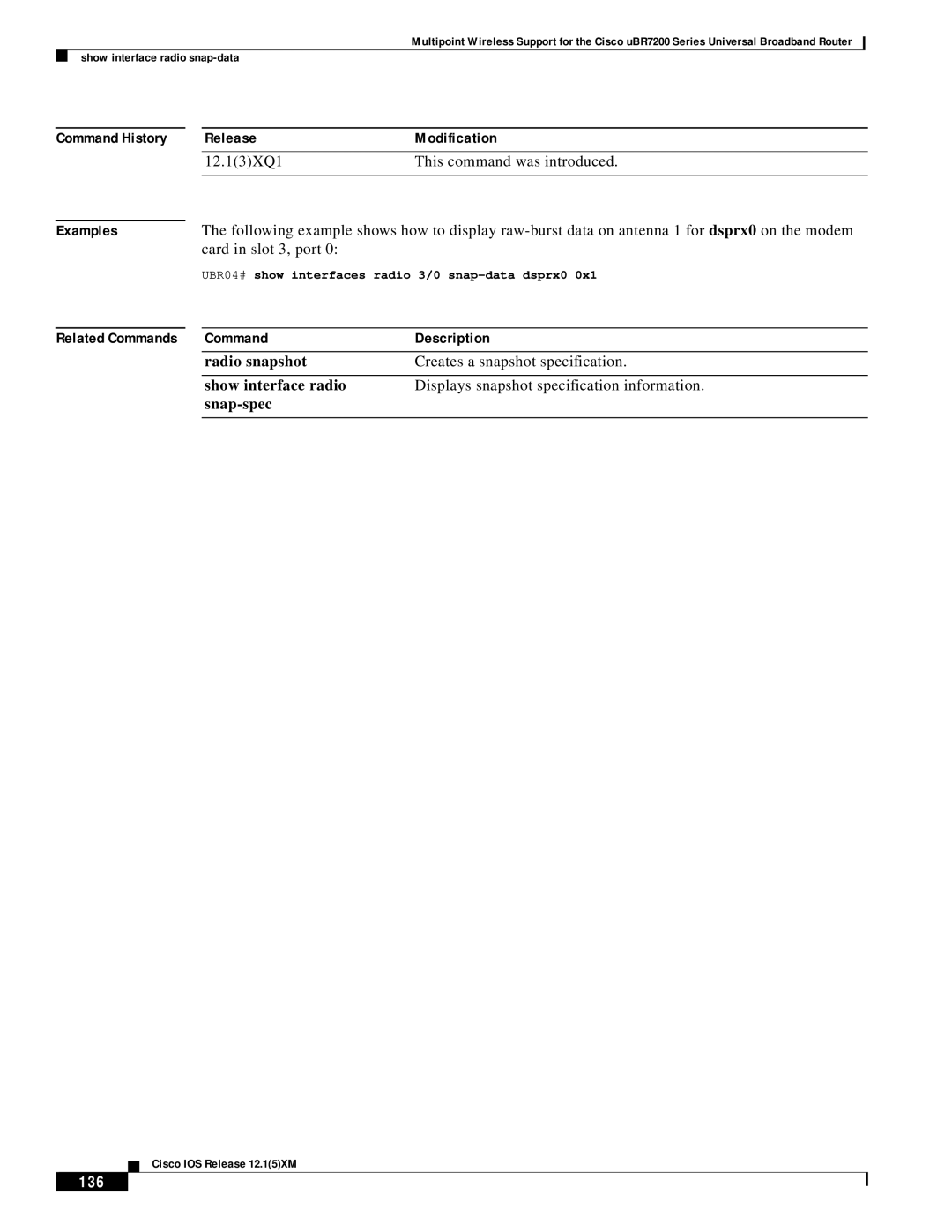 Pengo Computer Accessories UBR7200 manual Card in slot 3, port, Creates a snapshot specification, 136 