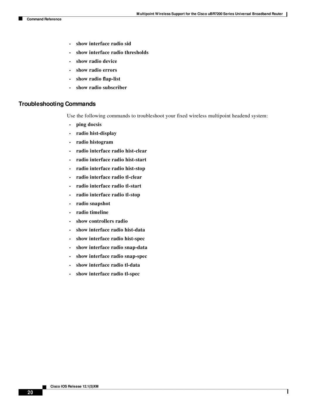 Pengo Computer Accessories UBR7200 manual Troubleshooting Commands 