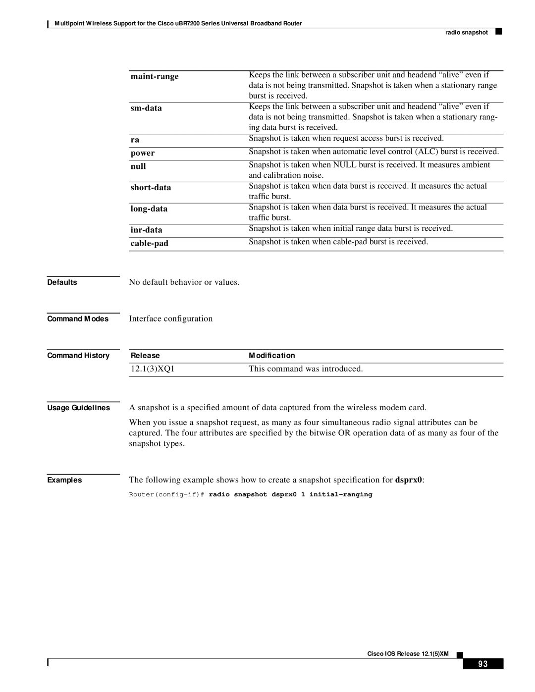 Pengo Computer Accessories UBR7200 manual Maint-range, Sm-data, Power, Null, Short-data, Long-data, Inr-data, Cable-pad 