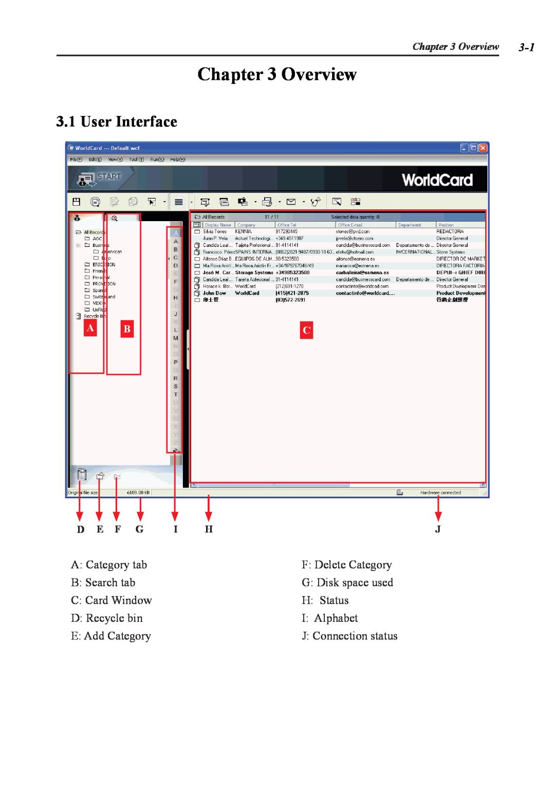 Penpower duet 2 user manual Overview, User Interface 