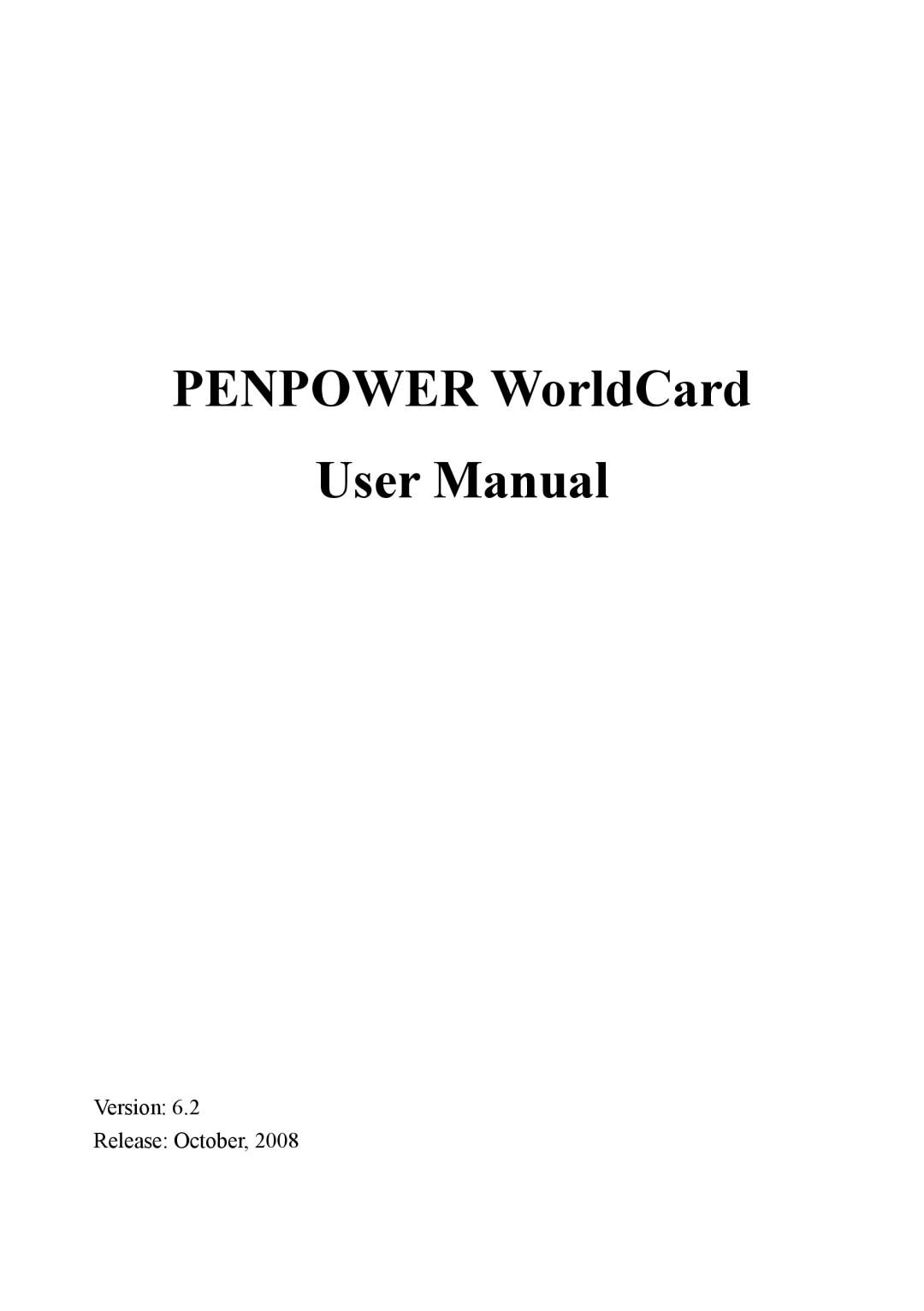 Penpower duet 2 user manual Penpower WorldCard 