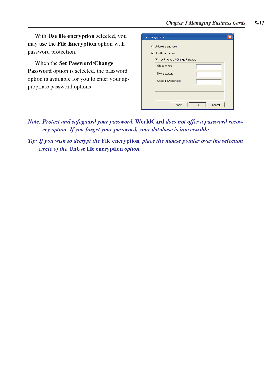 Penpower duet 2 user manual Managing Business Cards 