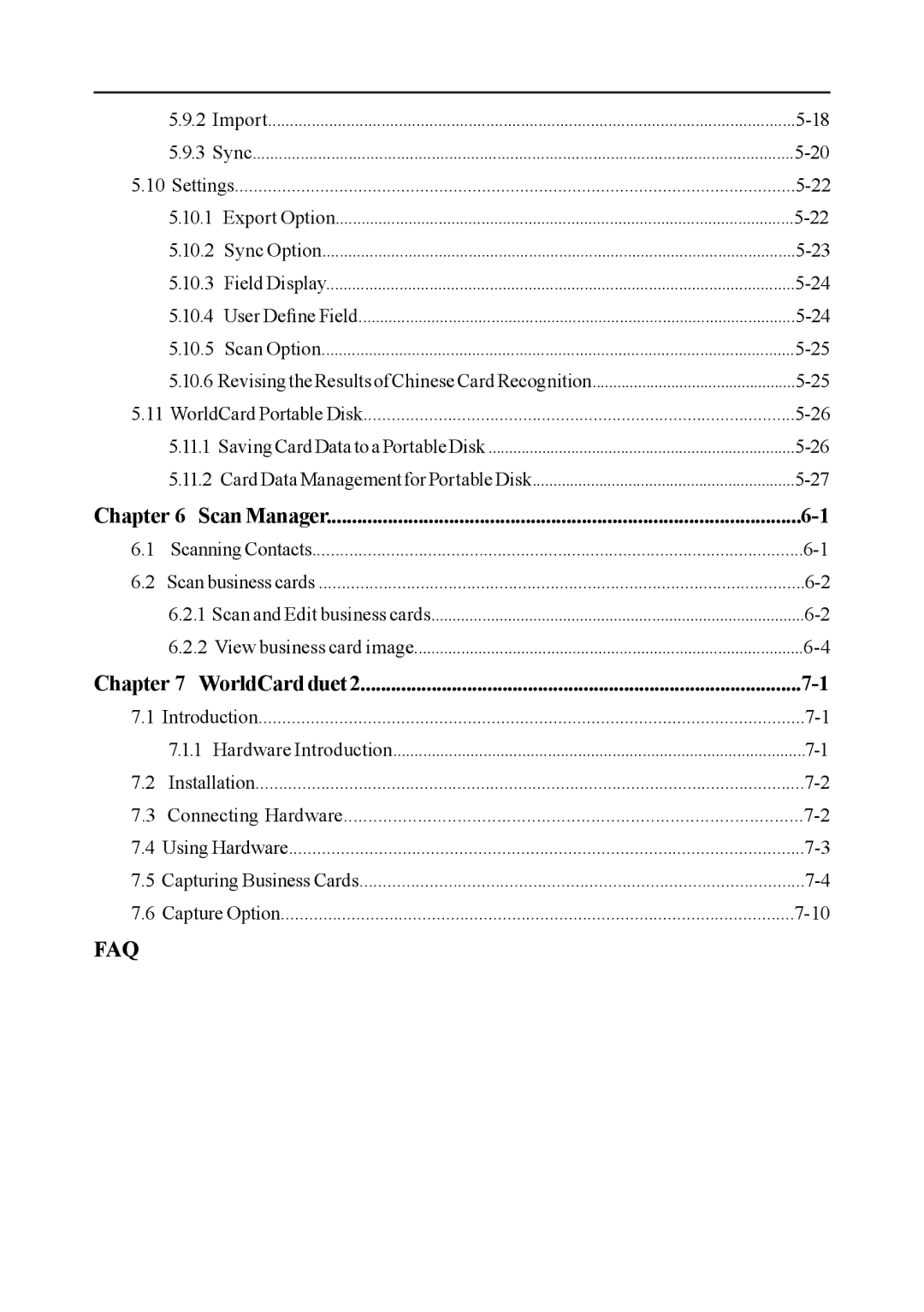 Penpower duet 2 user manual Scan Manager, WorldCard duet 