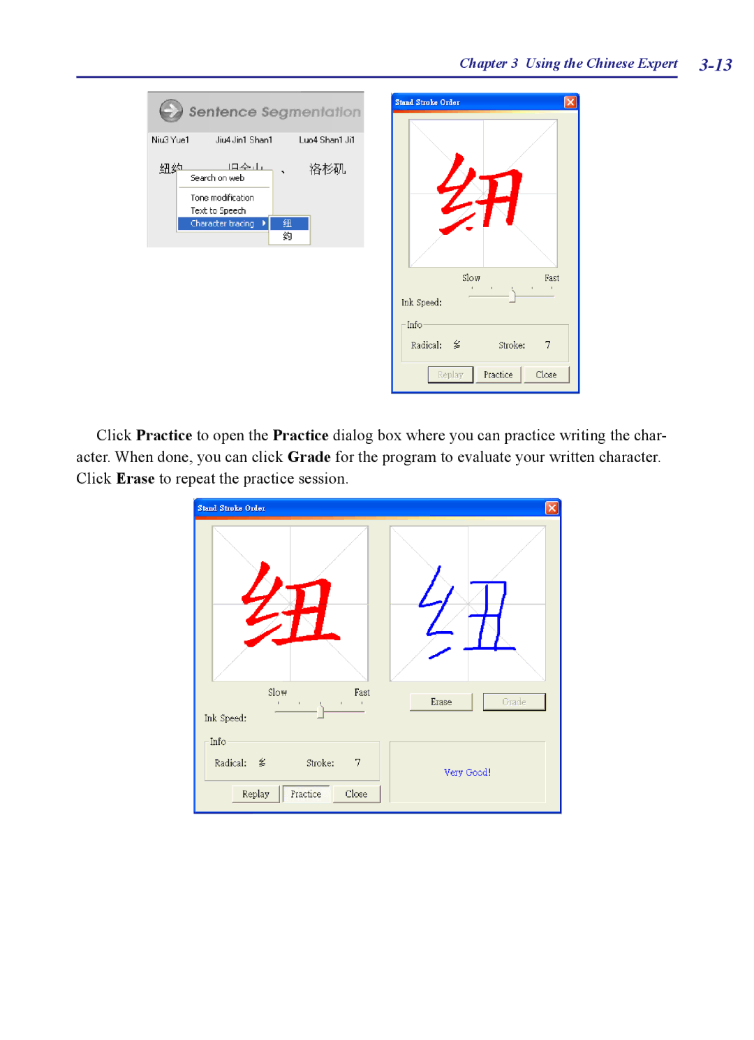 Penpower PCE Standard, PCE Writing Pad, PCE Trial, PCE Scanner user manual Using the Chinese Expert 