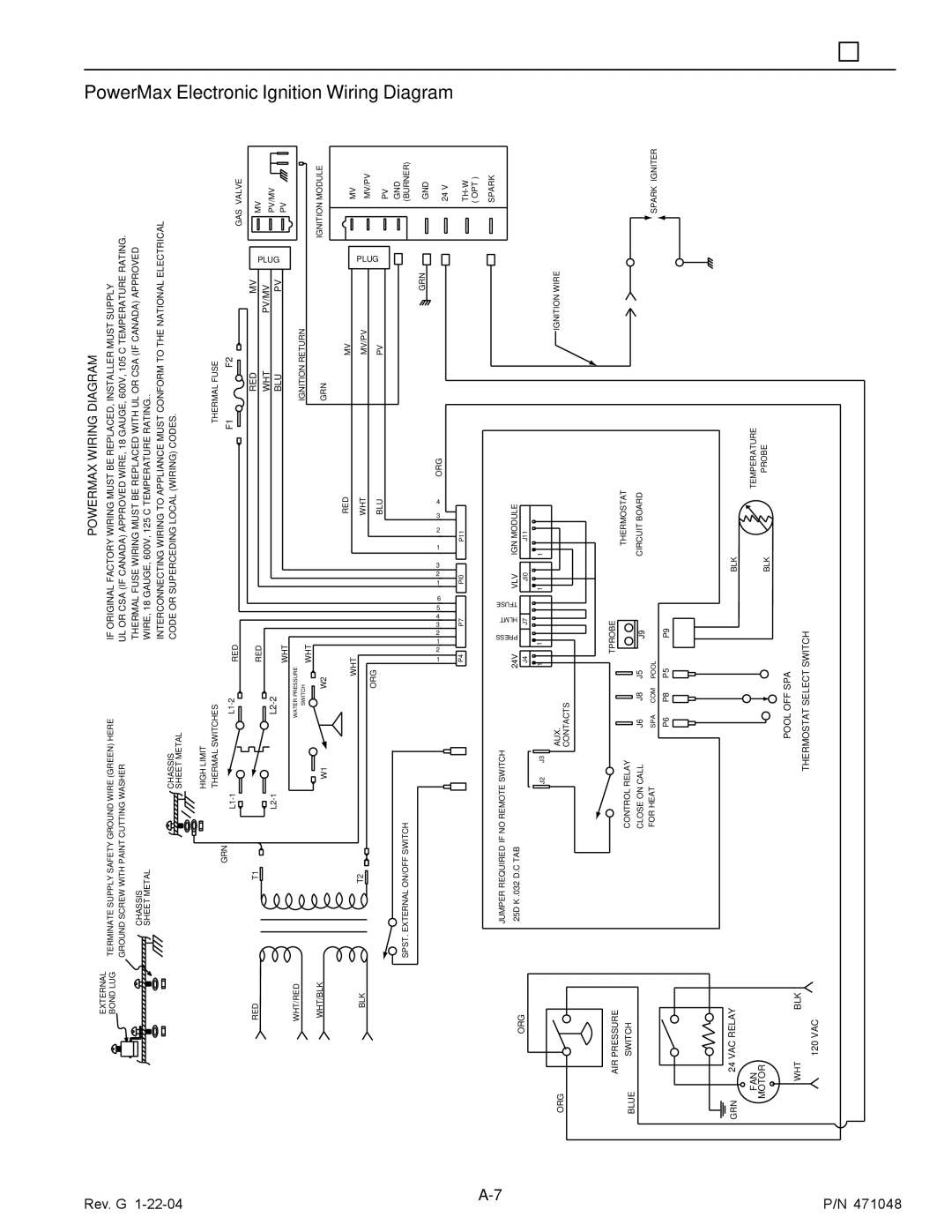 Pentair 100 installation manual 22-04 