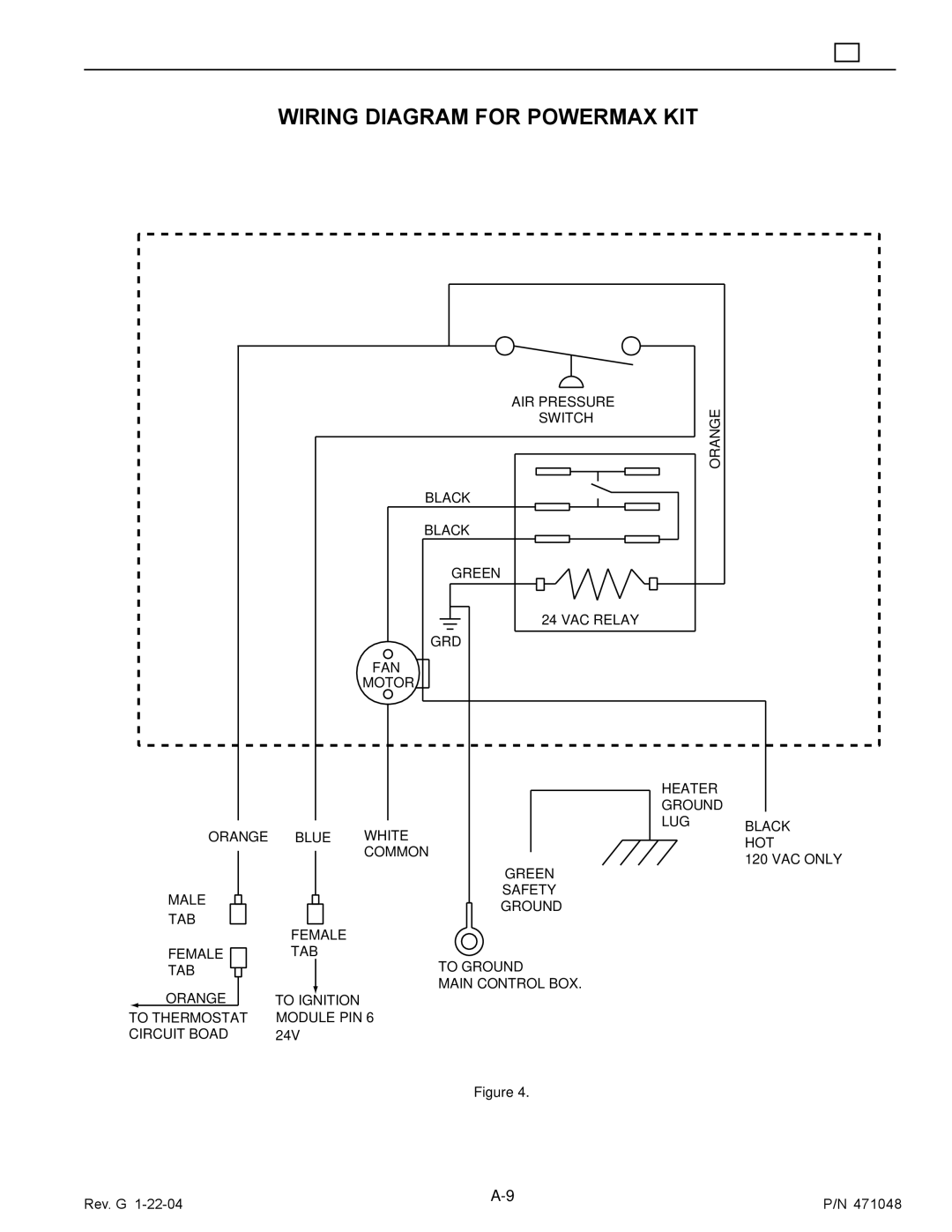 Pentair 100 installation manual Wiring Diagram for Powermax KIT 