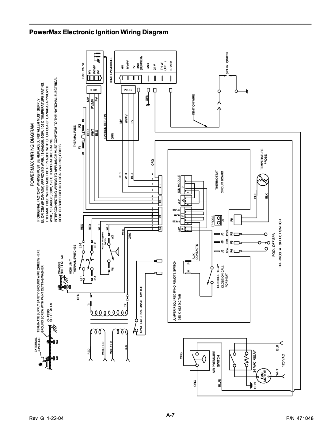 Pentair 100 installation manual Powermax Wiring Diagram 