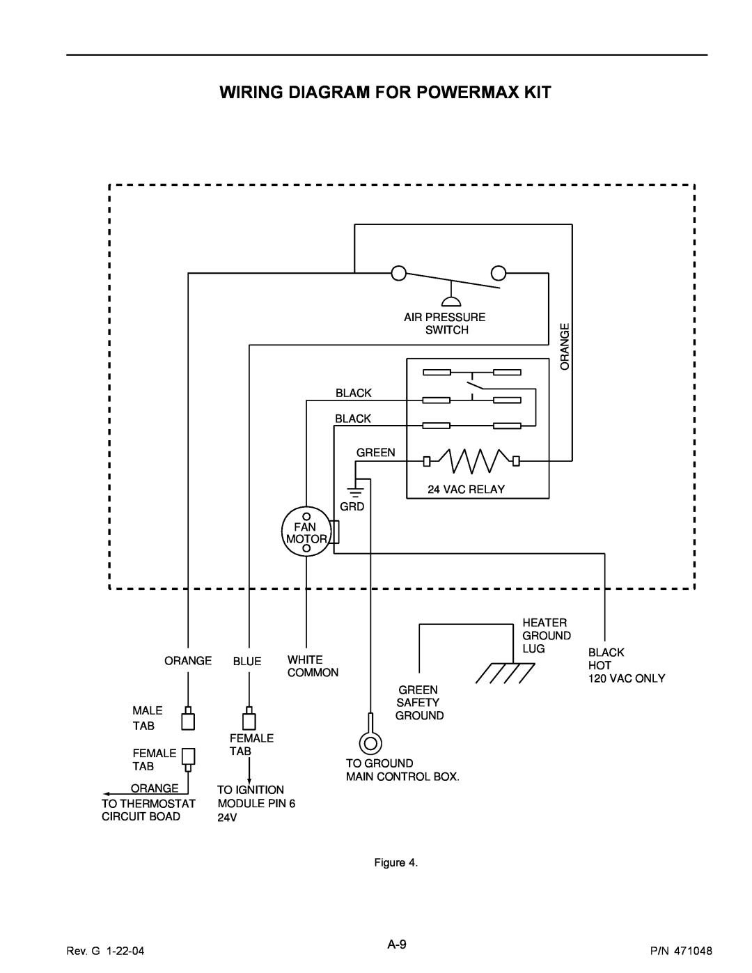 Pentair 100 installation manual Wiring Diagram For Powermax Kit 