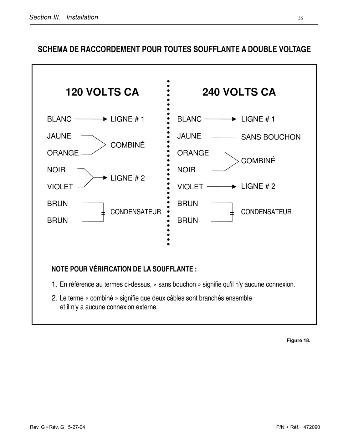 Pentair 200 installation manual Volts CA 