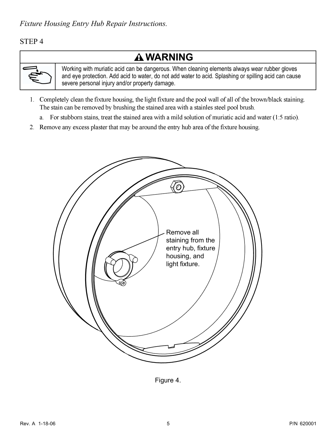 Pentair 620001 important safety instructions Hn-01-11-16-98 