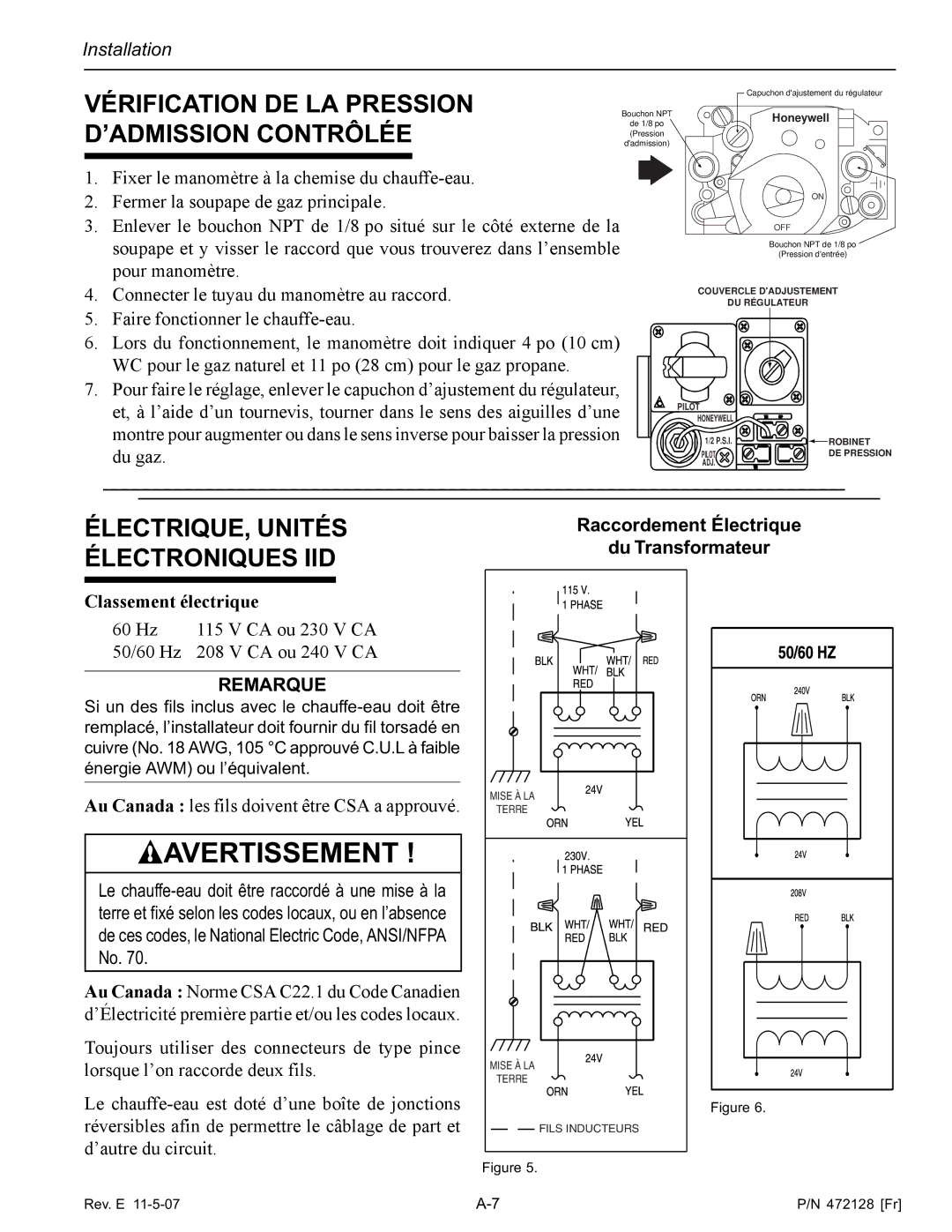 Pentair Hot Tub manual Vérification DE LA Pression ’ADMISSION Contrôlée, ÉLECTRIQUE, Unités Électroniques IID 