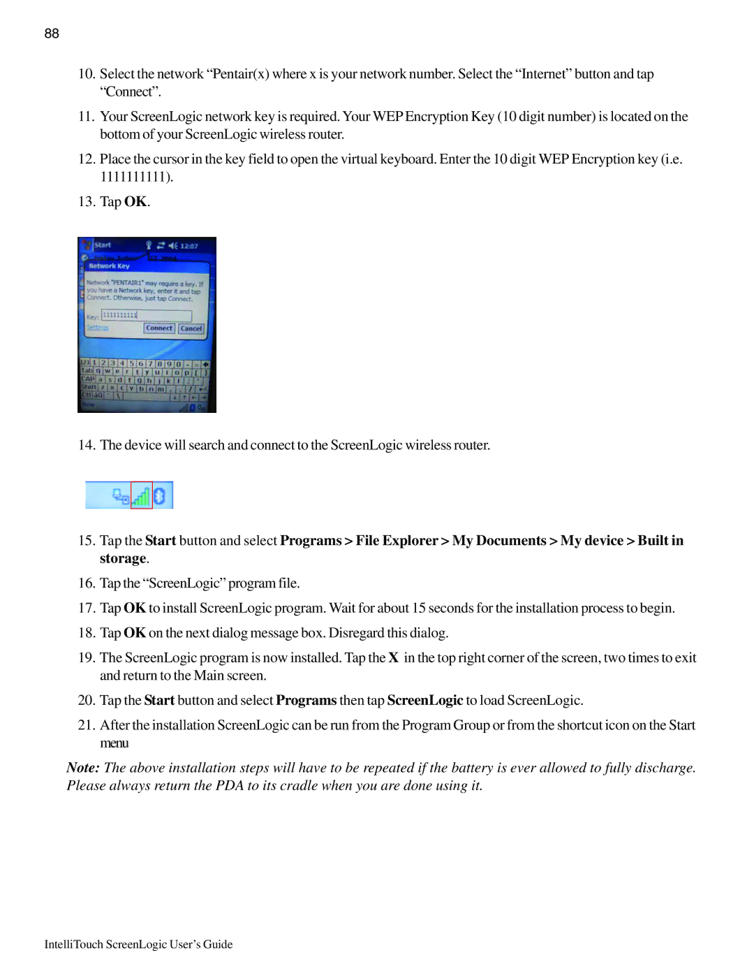 Pentair Intellitouch ScreenLogic manual IntelliTouch ScreenLogic User’s Guide 