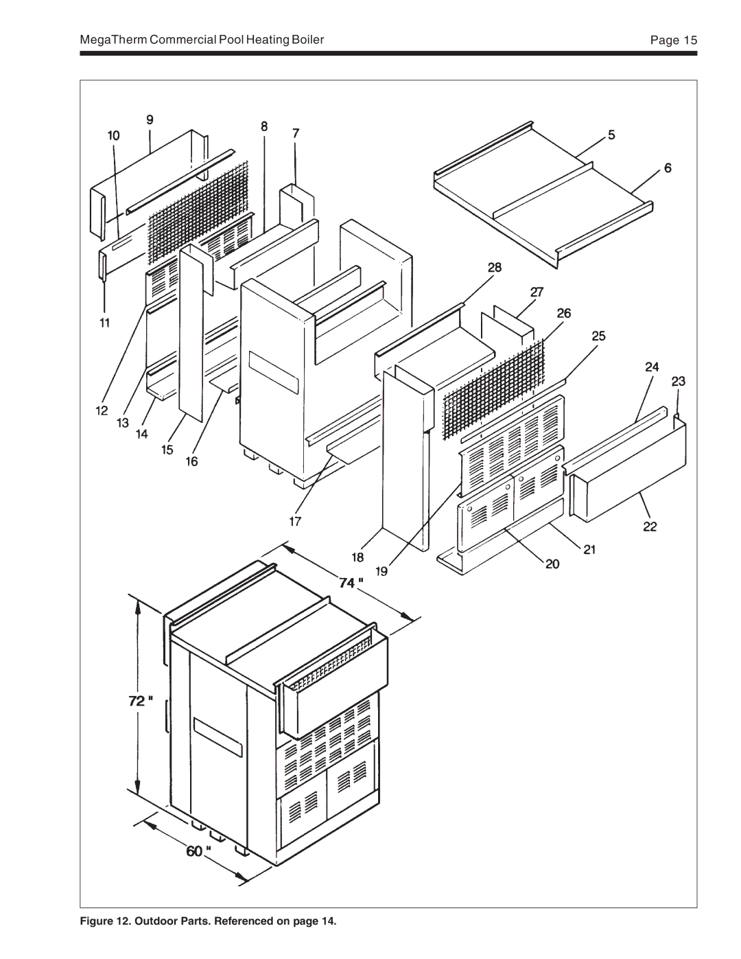 Pentair MT warranty Outdoor Parts. Referenced on 