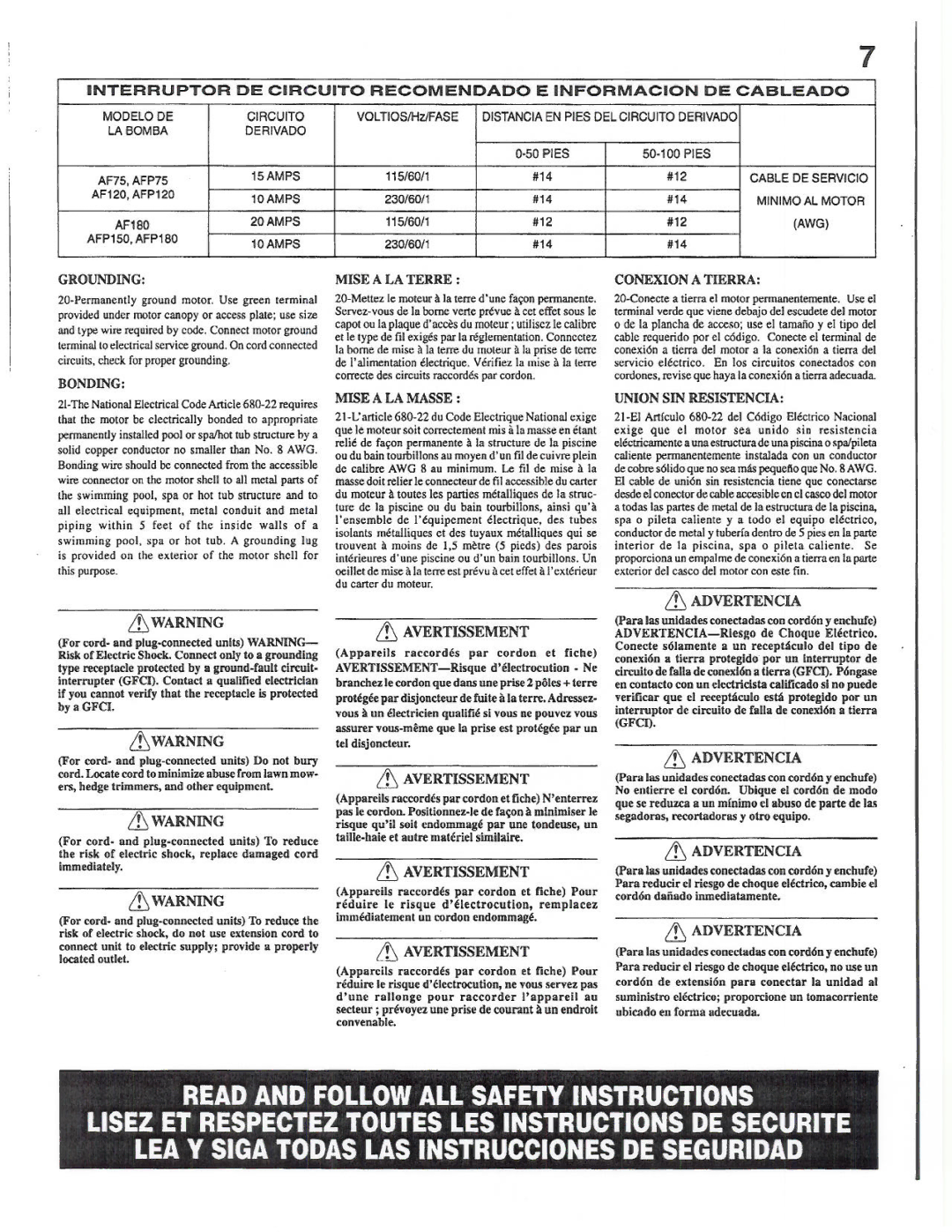 Pentair Waterfall manual 