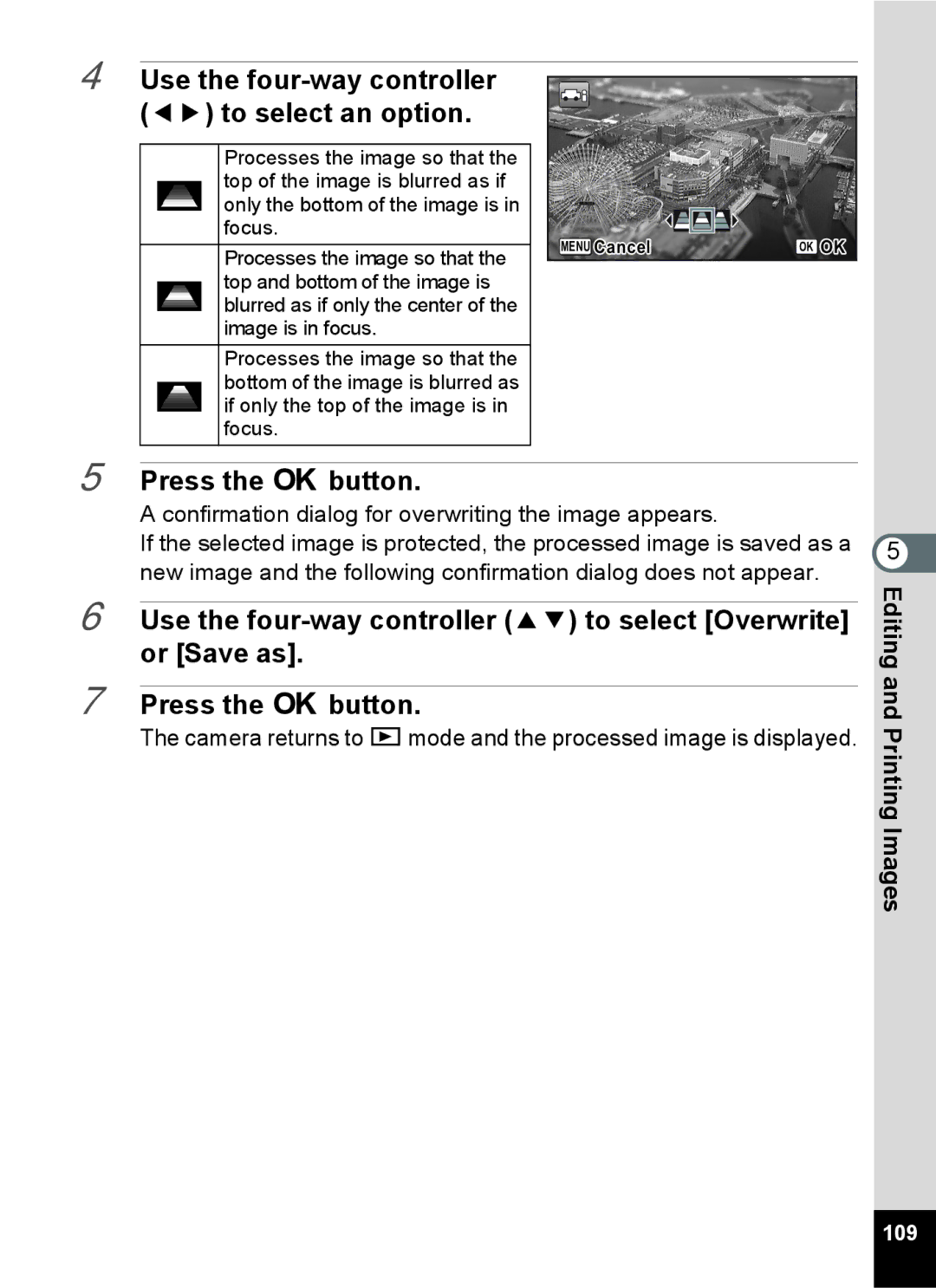 Pentax 14071 specifications 109 