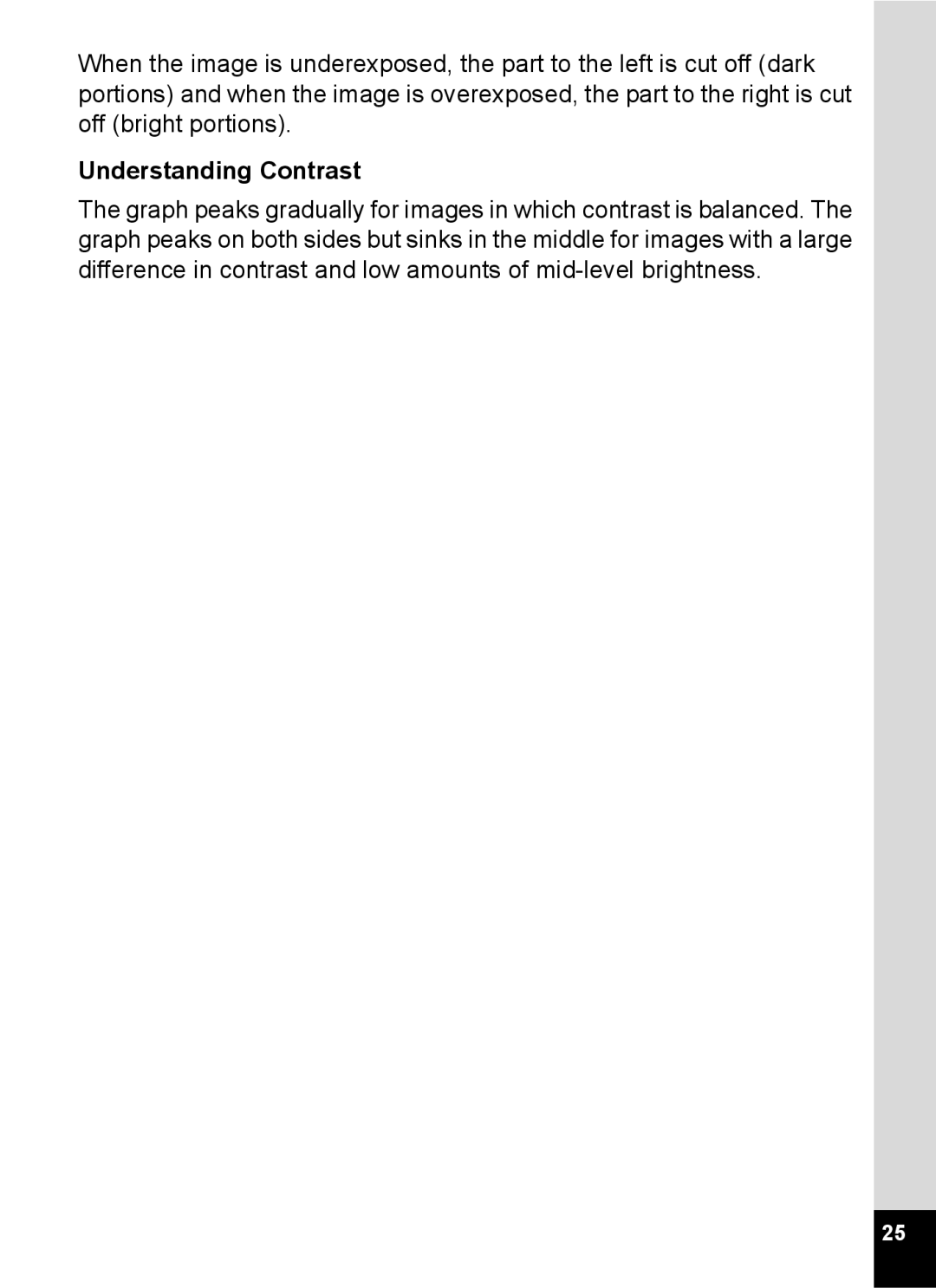 Pentax 14071 specifications Understanding Contrast 