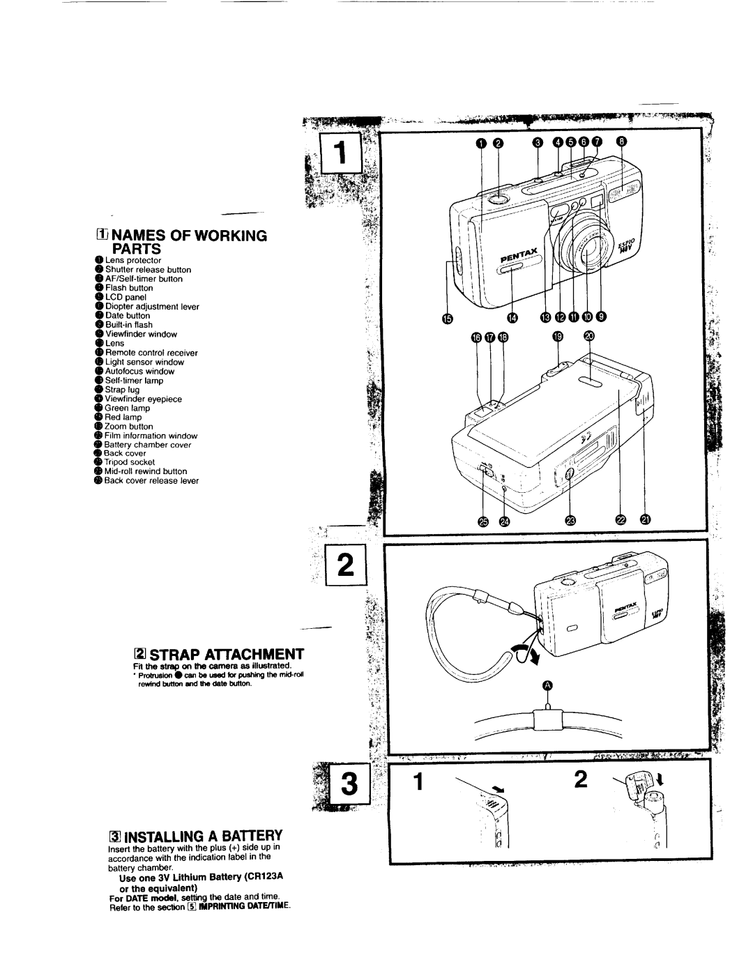 Pentax 140V manual 