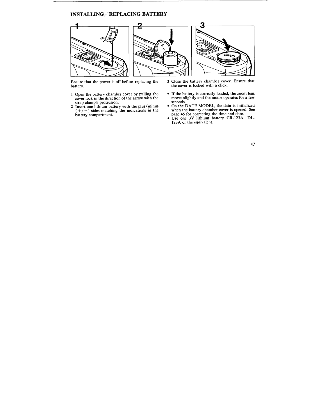 Pentax 160 DATE manual 