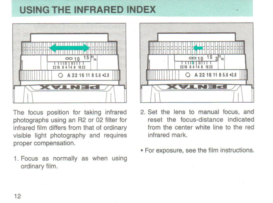 Pentax 26785, 22210 manual 