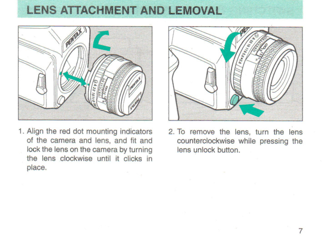 Pentax 22210, 26785 manual 