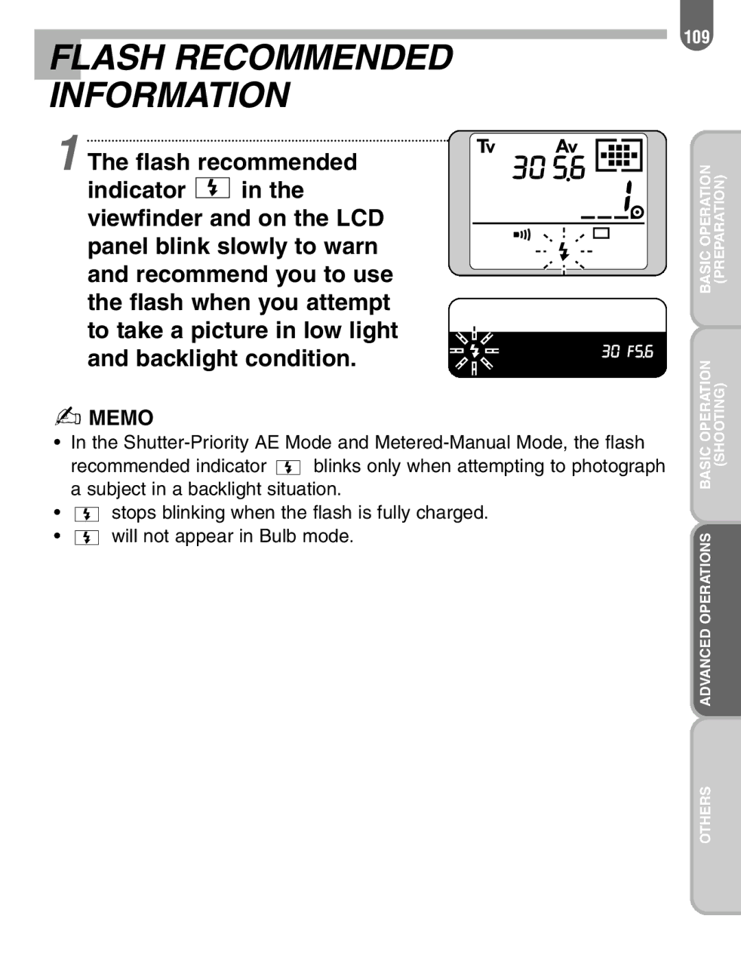 Pentax 57233 manual Flash Recommended Information 