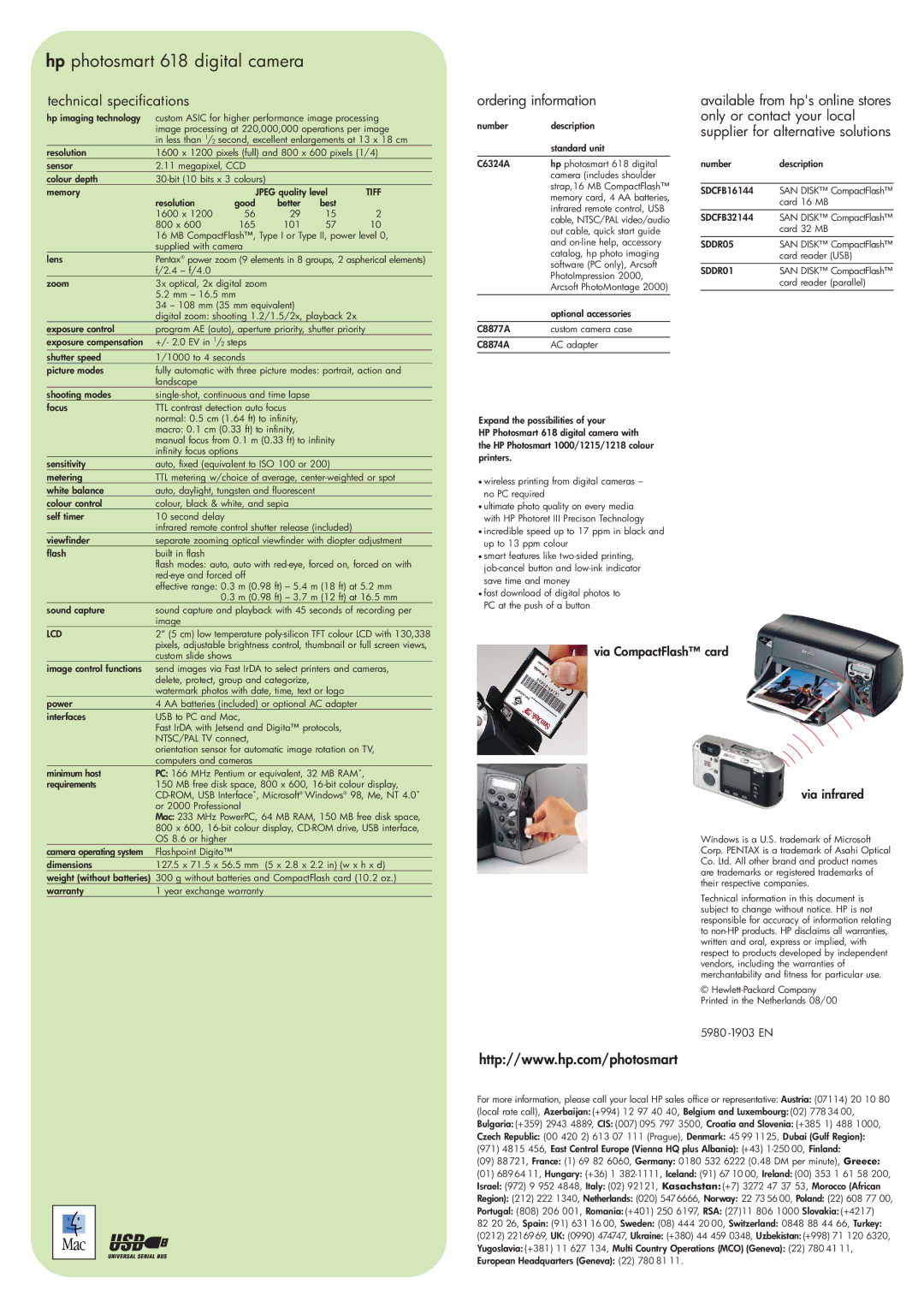 Pentax manual Hp photosmart 618 digital camera 