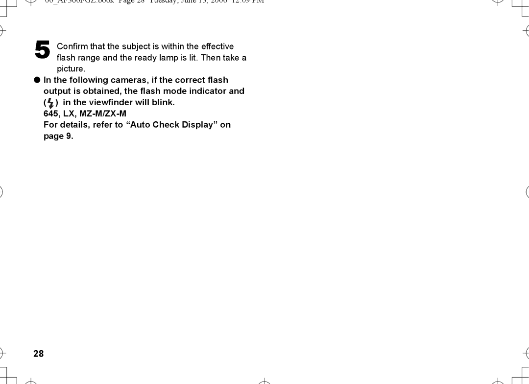 Pentax AF-360FGZ manual 00AF360FGZ.book Page 28 Tuesday, June 13, 2006 1209 PM 