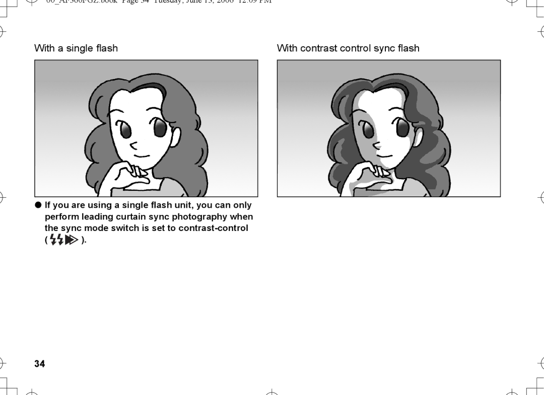 Pentax AF-360FGZ manual With a single flash With contrast control sync flash 