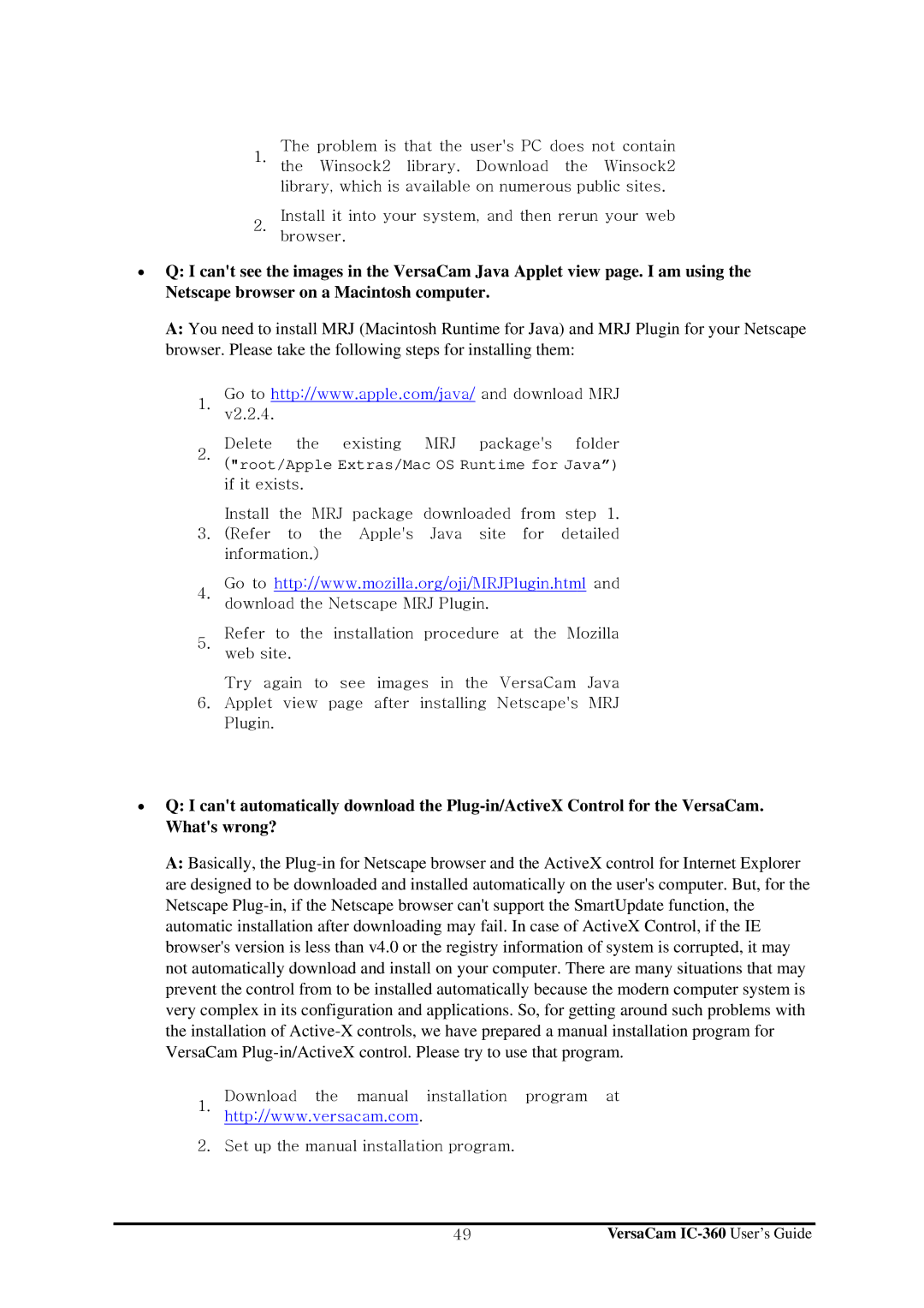 Pentax IC-360 manual Delete the existing MRJ packages folder 