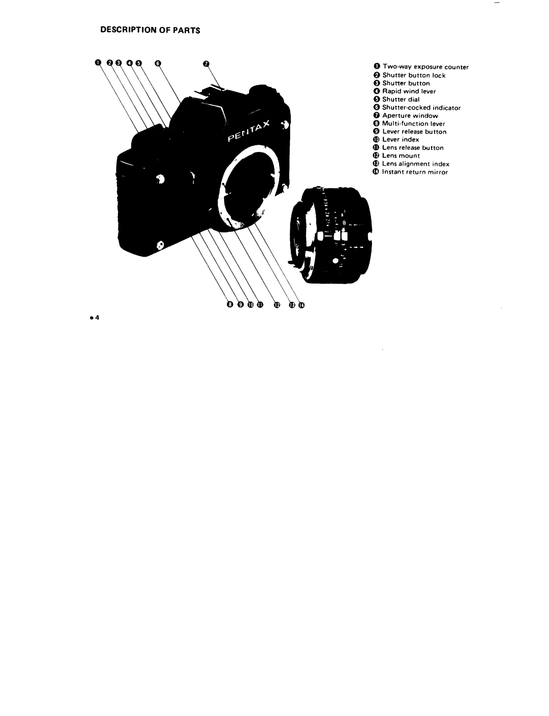 Pentax ILX manual 